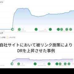被リンク施策によりDRを一瞬で上昇させた事例