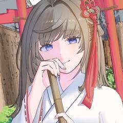 朝焼けの巫女様