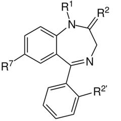 睡眠導入剤の骨格です