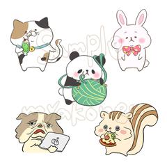 ゆるかわ・ほんわかアイコン