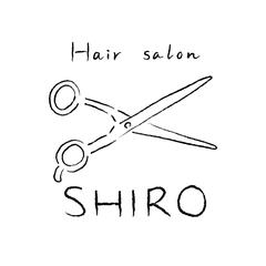 hairsalonのロゴ作成