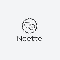 アップルパイ専門店「Noette」ロゴ