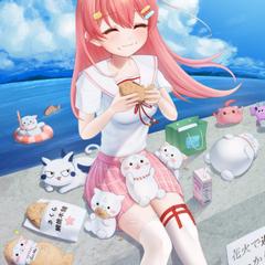 Skeb納品イラスト(さくらみこさん)