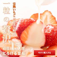 『いちご販売バナーデザイン』