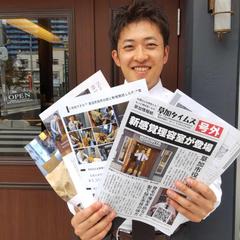 新規出店した理容室の集客チラシ、店頭ポップ＆チラシ諸々です