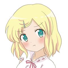 ちょっとむくれてる