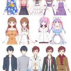 Vtuber用イラスト作例