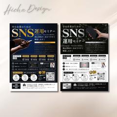 SNS運用セミナーA4チラシ