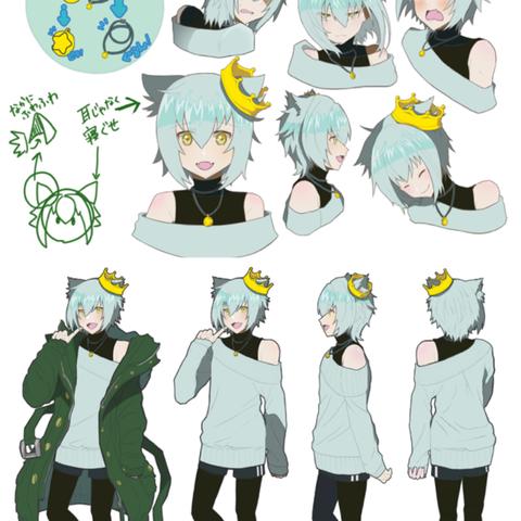 キャラクターデザイン 三面図 表情 しょうや Shouya Illustさん フリーランスイラストレーター のポートフォリオ ココナラ