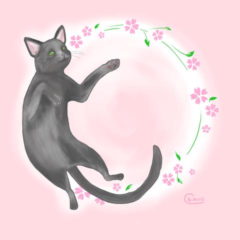 ハガキイラスト 桜と猫 Chihiro 書 描 デザイナーさん 書 描 グラフィックデザイナー のポートフォリオ ココナラ ハガキイラスト 桜と猫 Chihiro 書 描 デザイナーさん 書 描 グラフィックデザイナー のポートフォリオ ココナラ