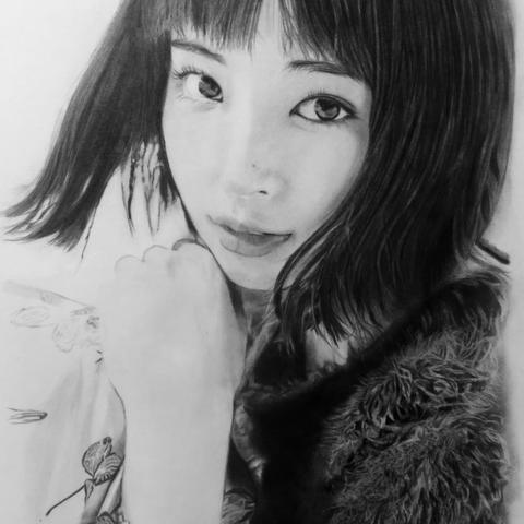 広瀬すず 様 蓮井カフカさん 鉛筆画家 のポートフォリオ ココナラ