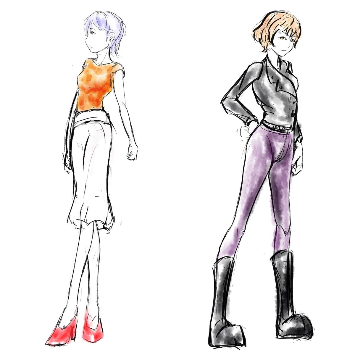 ファッションイラスト スタイル画1 Hoshimiyabiさん イラストレーター ライター 何でも屋 のポートフォリオ ココナラ