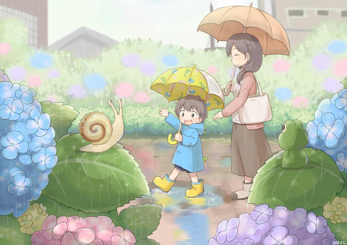 梅雨のイラスト作成 冬味かん工房さん 漫画家兼イラストレーター のポートフォリオ ココナラ 梅雨のイラスト作成 冬味かん工房さん 漫画家兼イラストレーター のポートフォリオ ココナラ