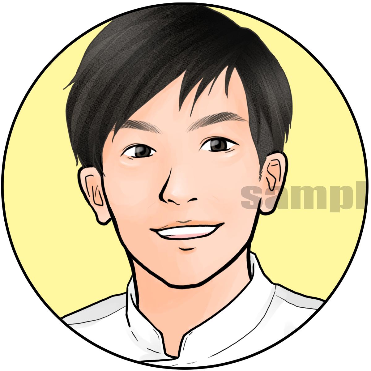 男性用アイコンイラスト スズミオさん イラストレーター のポートフォリオ ココナラ