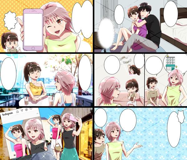 女性向け広告漫画 Ukai Idさん イラストレーター のポートフォリオ ココナラ