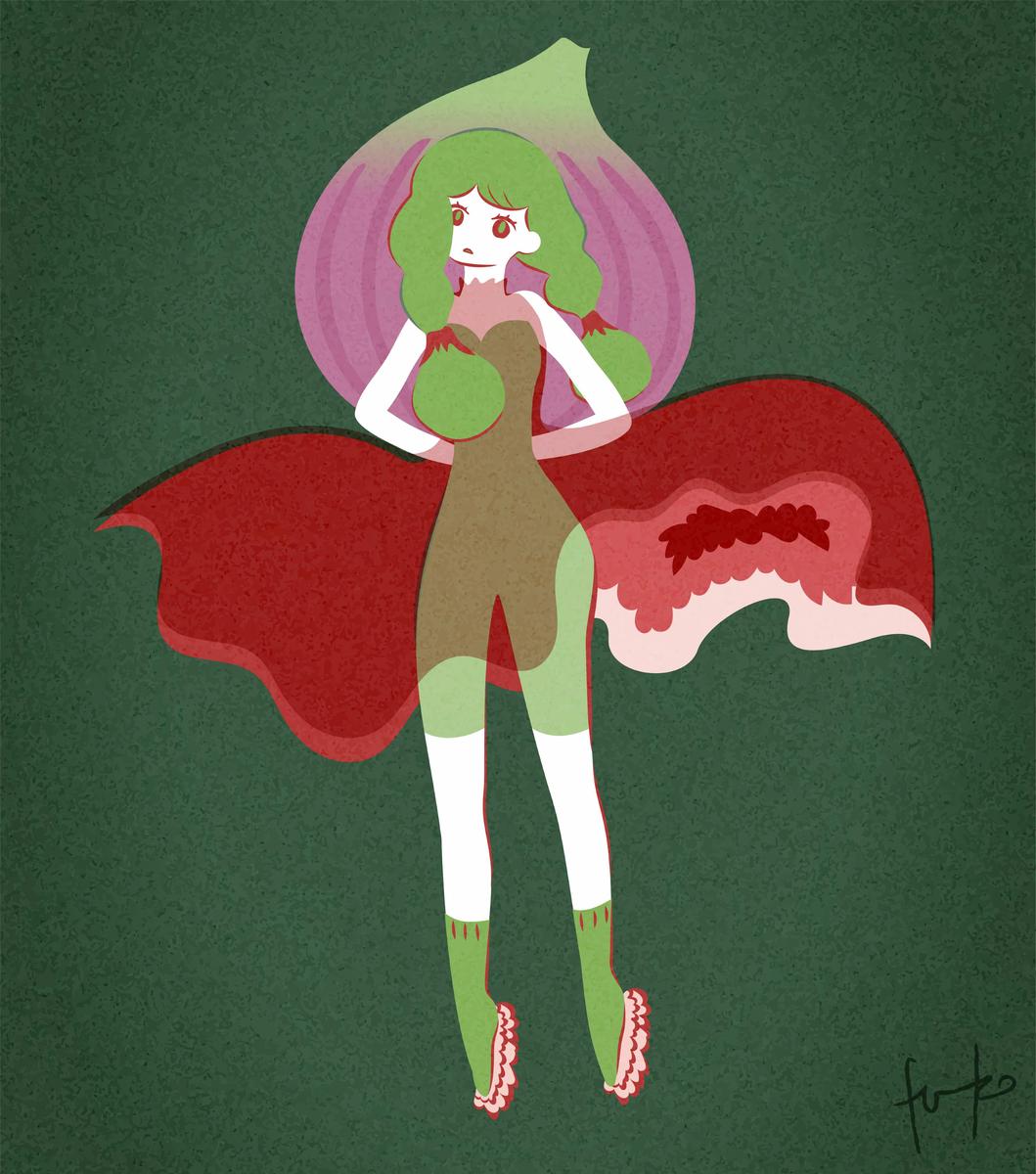 自主制作 イラスト イチジクさん Fuko Designさん グラフィックデザイナー イラストレーター のポートフォリオ ココナラ