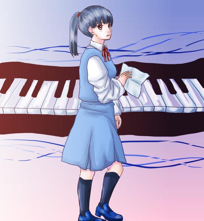 女の子単体のイラストです スズキ綴さん イラスト描き のポートフォリオ ココナラ