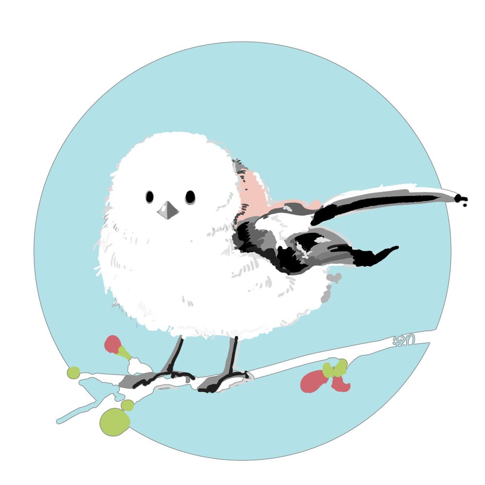 シマエナガ 青水きじさん イラストレーター のポートフォリオ ココナラ