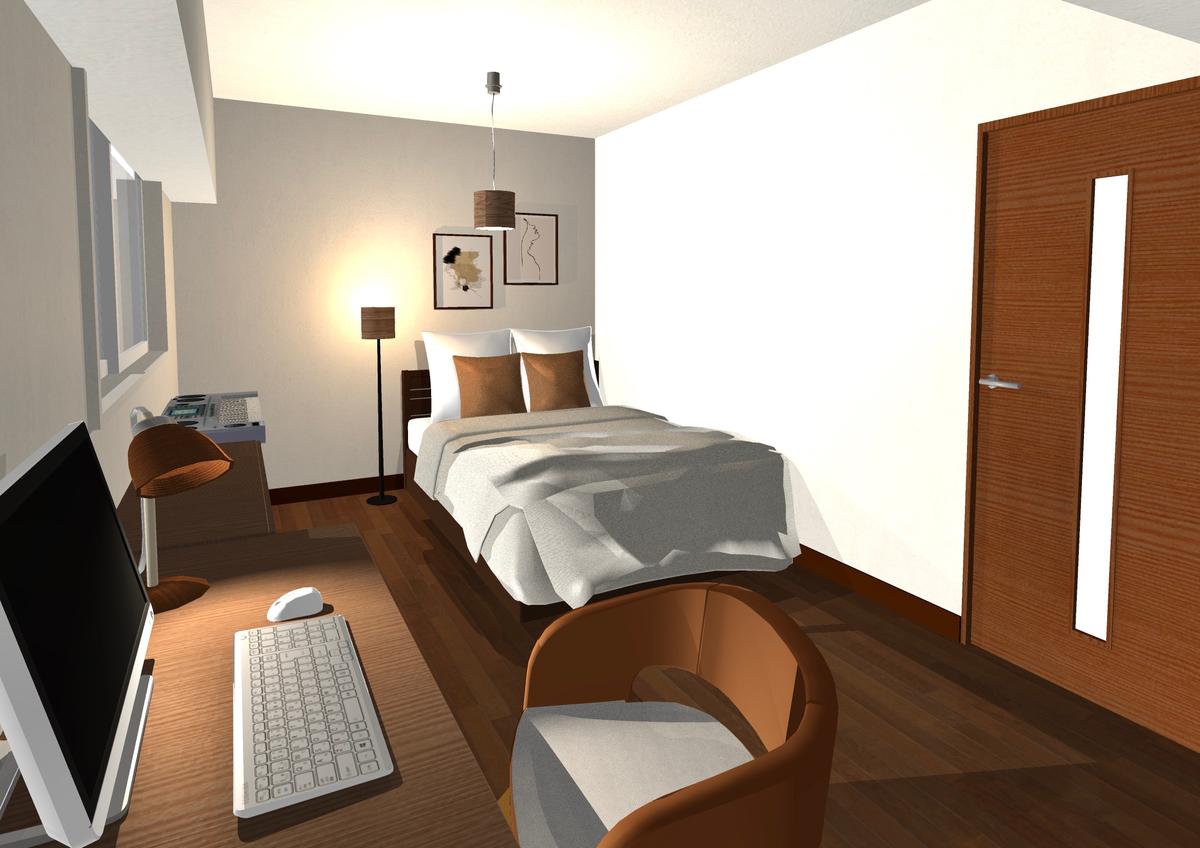 ベッドルーム兼書斎スペースのコーディネートご依頼案件 Lian Interior Designさんのポートフォリオ ココナラ