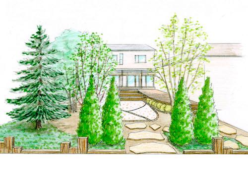 H邸 手描きパース図 Marui Misakiさん イラストレーター のポートフォリオ ココナラ