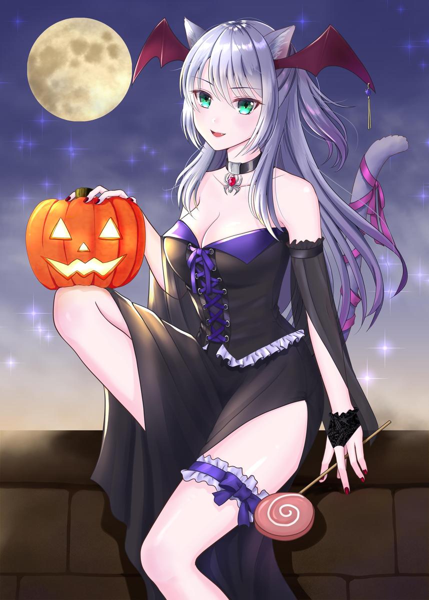 オリジナルキャラハロウィンイラスト ヤマモト トモハさん イラストレーター のポートフォリオ ココナラ