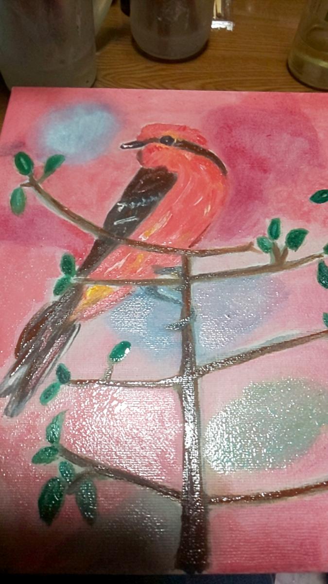 春の木漏れ日と鳥 由美リン貨物さん 介護職 のポートフォリオ ココナラ