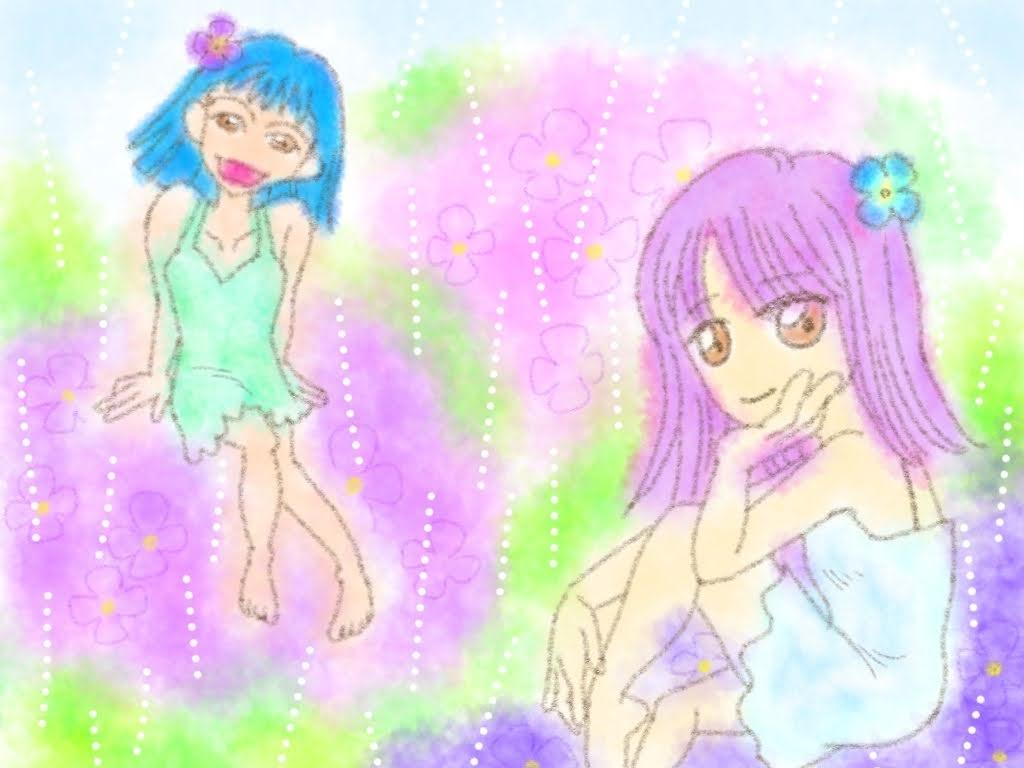 紫陽花姉妹 スマホ絵師 ほそゆかさん 兼業イラストレーター 漫画家 のポートフォリオ ココナラ