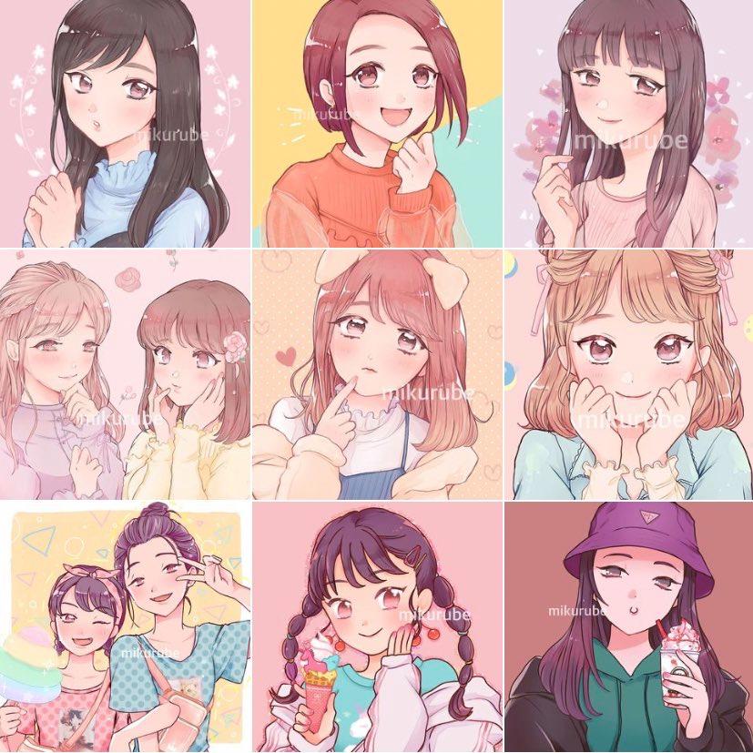 ご依頼いただいた作品 みくるべ 女の子イラストさん イラストレーター のポートフォリオ ココナラ