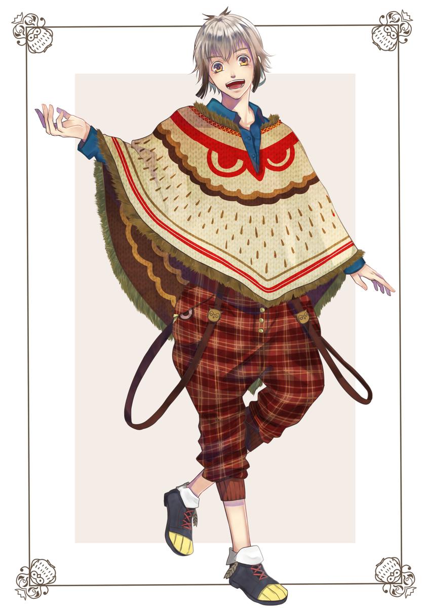 フクロウの擬人化 じゅん汰さん フリーイラストレーター のポートフォリオ ココナラ