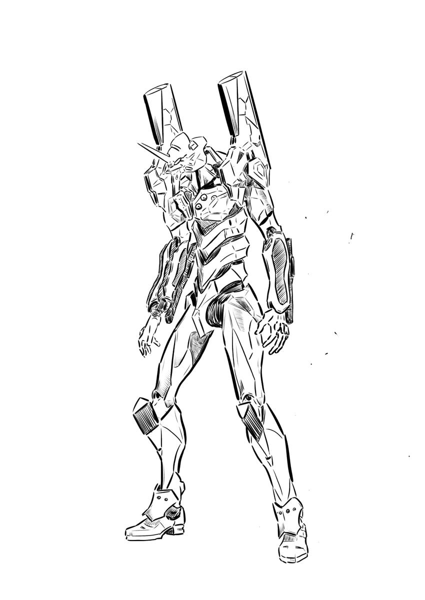 初号機のイラスト ちゃっかり太郎さん フリーランスのマルチイラストレーター のポートフォリオ ココナラ