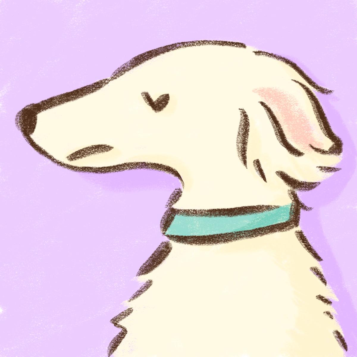 オリジナルイラスト ボルゾイ えびんぐ さんのポートフォリオ ココナラ