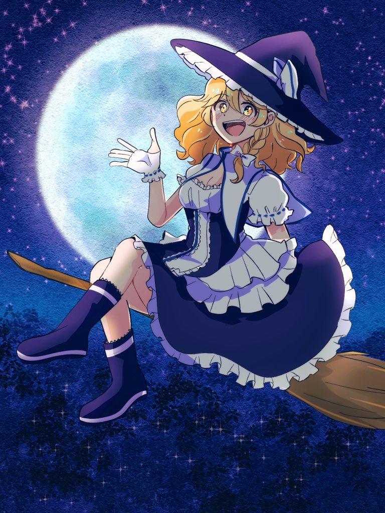 東方project霧雨魔理沙のファンアートです Kamonoyuiさん フリーイラストレーター のポートフォリオ ココナラ