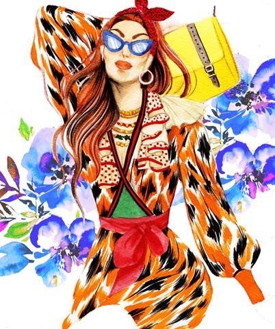 水彩ファッションデザイン イラスト屋marbling Morrisさん マルチイラストレーター のポートフォリオ ココナラ