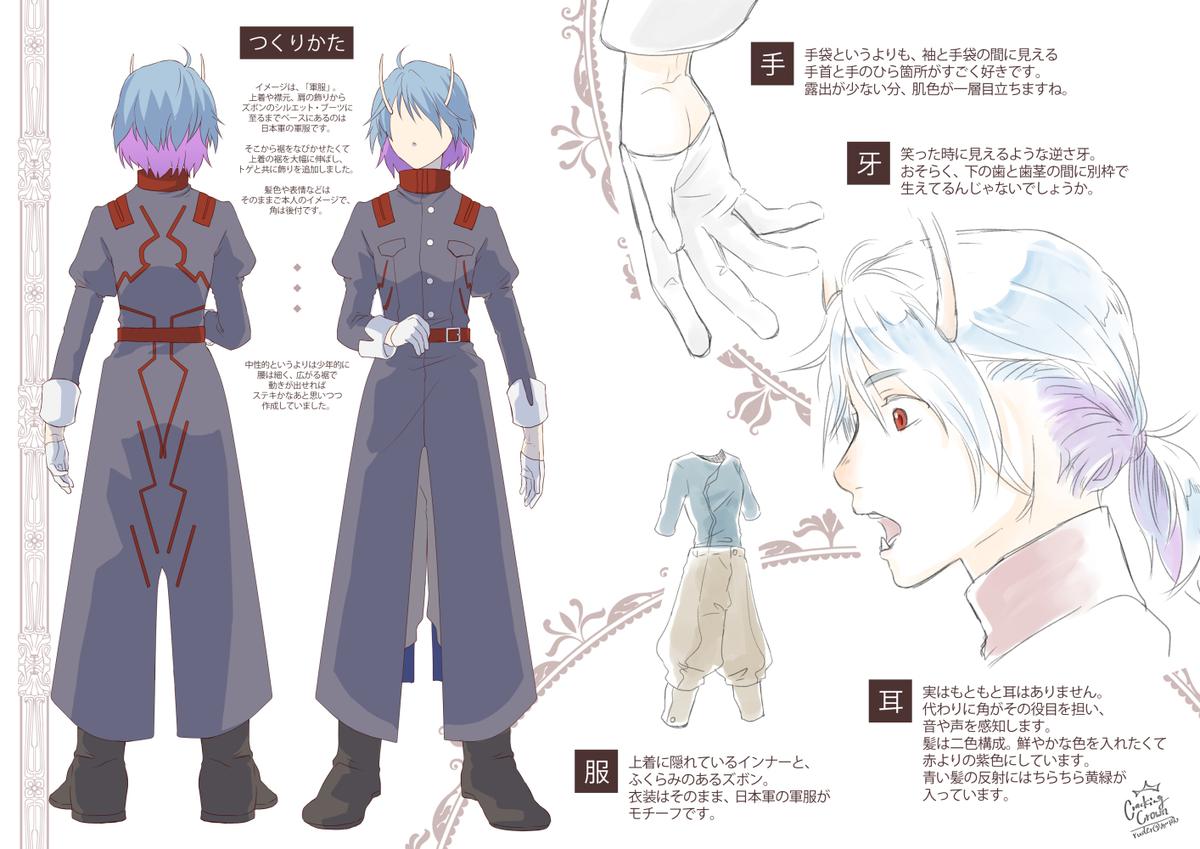 オリジナルキャラクターのデザイン設定画作成 あいぼんさんのポートフォリオ ココナラ