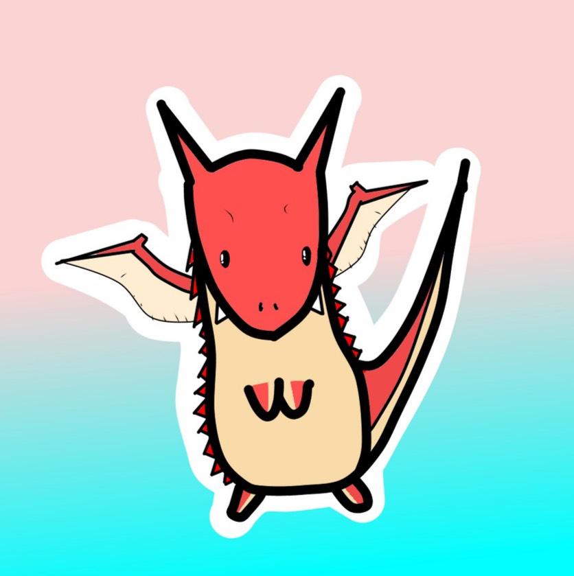 ドラゴンのアイコン Mochaモカさん 動物アイコンを描く人 のポートフォリオ ココナラ