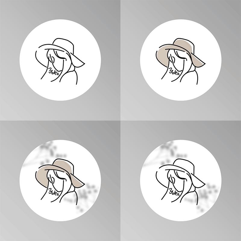 インスタグラム プロフィール画像イラスト作成 Yoitamadesignさん Webデザイナー のポートフォリオ ココナラ