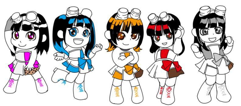 某アイドルグループの某テイストキャラクター化 東條樹さん イラストと印刷のプランナー のポートフォリオ ココナラ