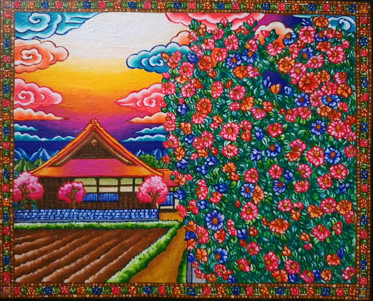 多宝寺のアクリル画 Miyashita Takumiさん 画家 イラスレーター のポートフォリオ ココナラ