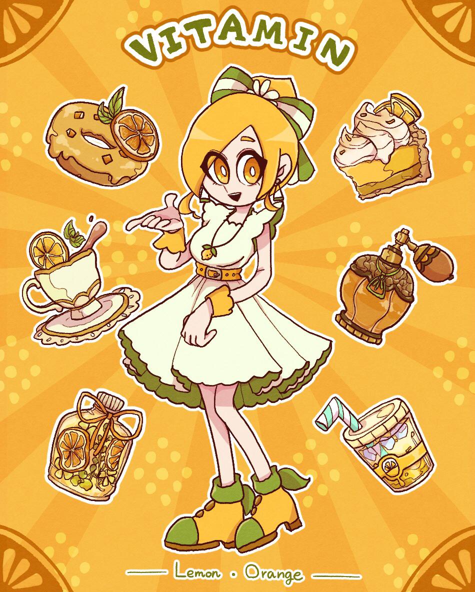 ビタミンカラーを使ったイラスト のご依頼 七福堂さん フリーランス のポートフォリオ ココナラ