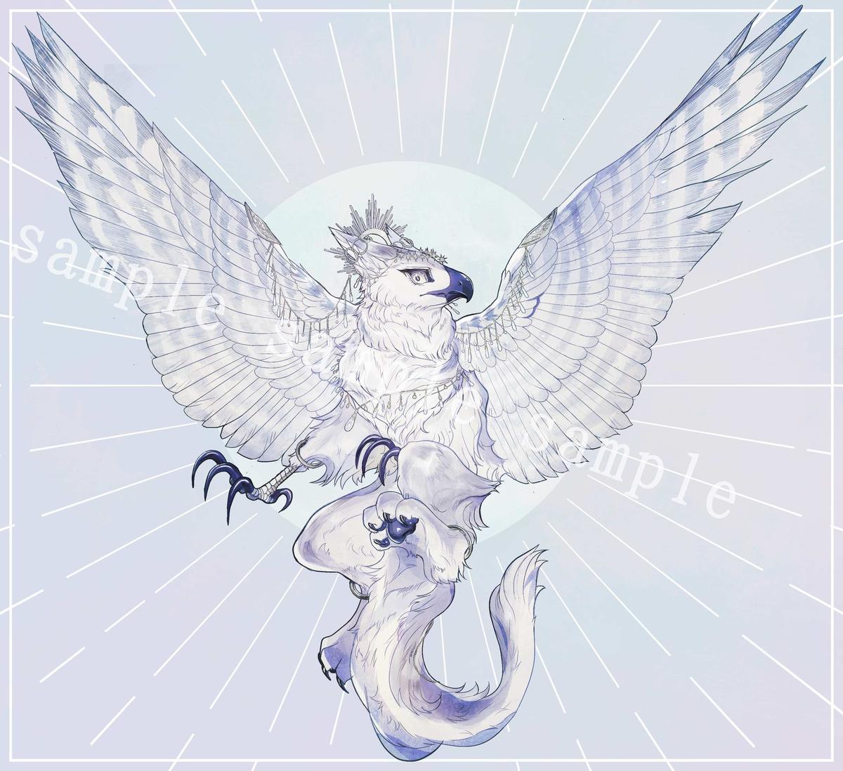 グリフォンのイラスト制作 Sainotuno00さん 学生 のポートフォリオ ココナラ グリフォンのイラスト制作 Sainotuno00さん 学生 のポートフォリオ ココナラ