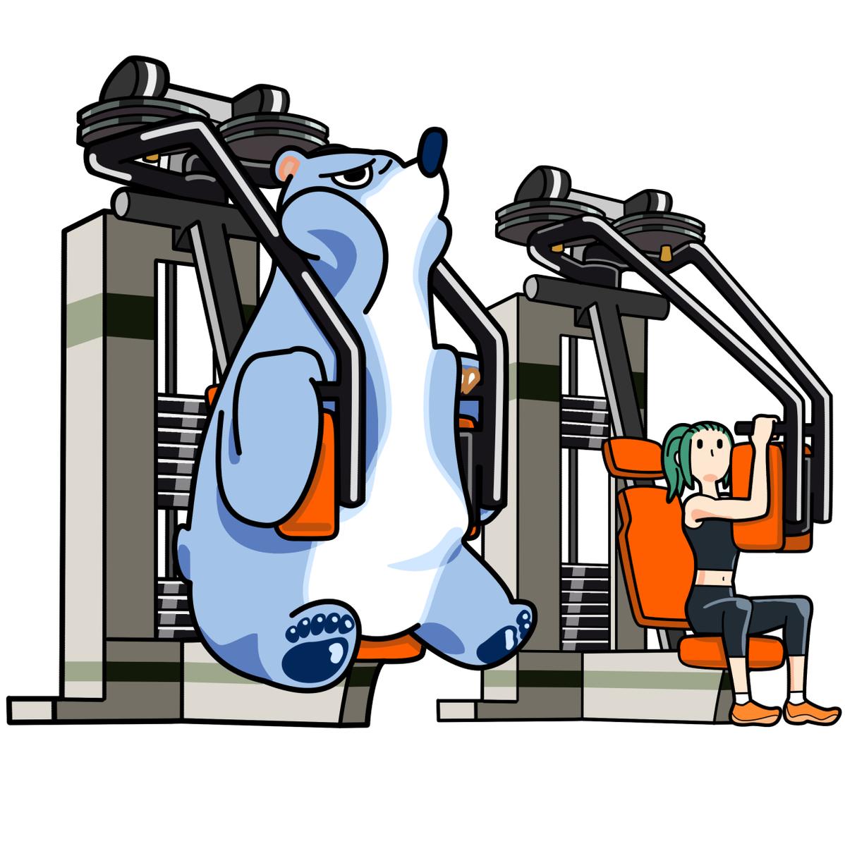 青いクマのキャラクターデザイン 川野 博通さんのポートフォリオ ココナラ