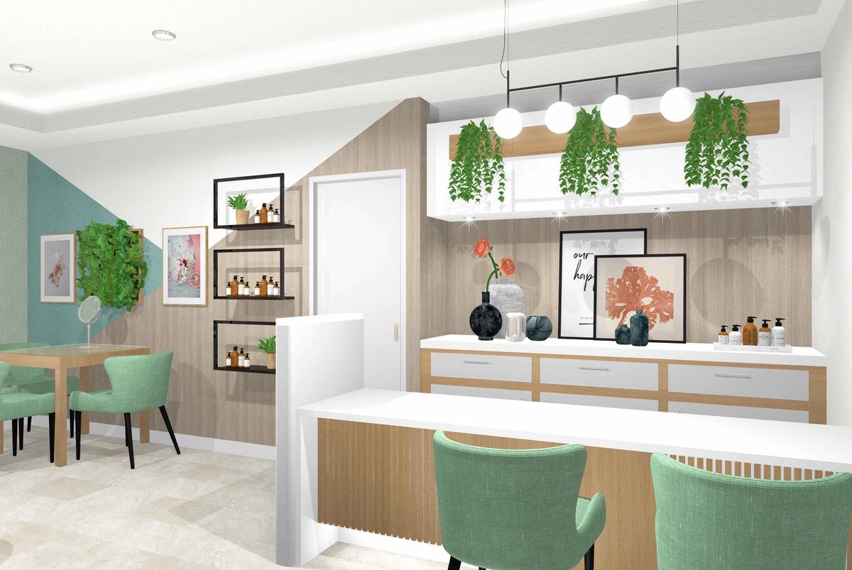 エステ内装デザイン1 Masa Xさん 空間デザイナー のポートフォリオ ココナラ