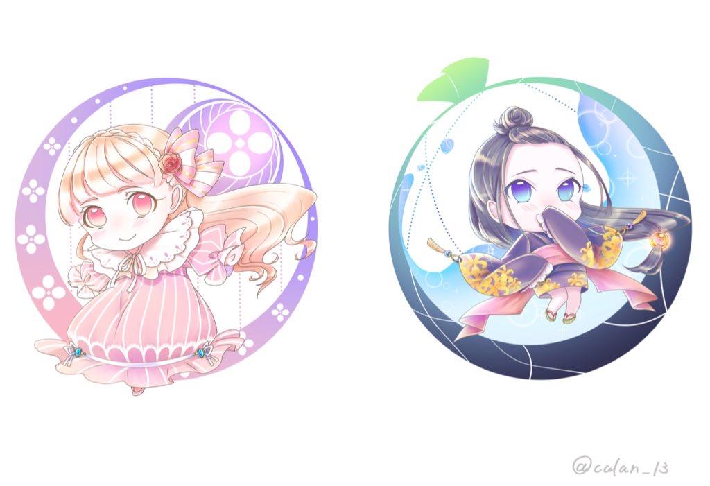 洋と和 ミニキャラ Calandさん 副業イラストレーター のポートフォリオ ココナラ