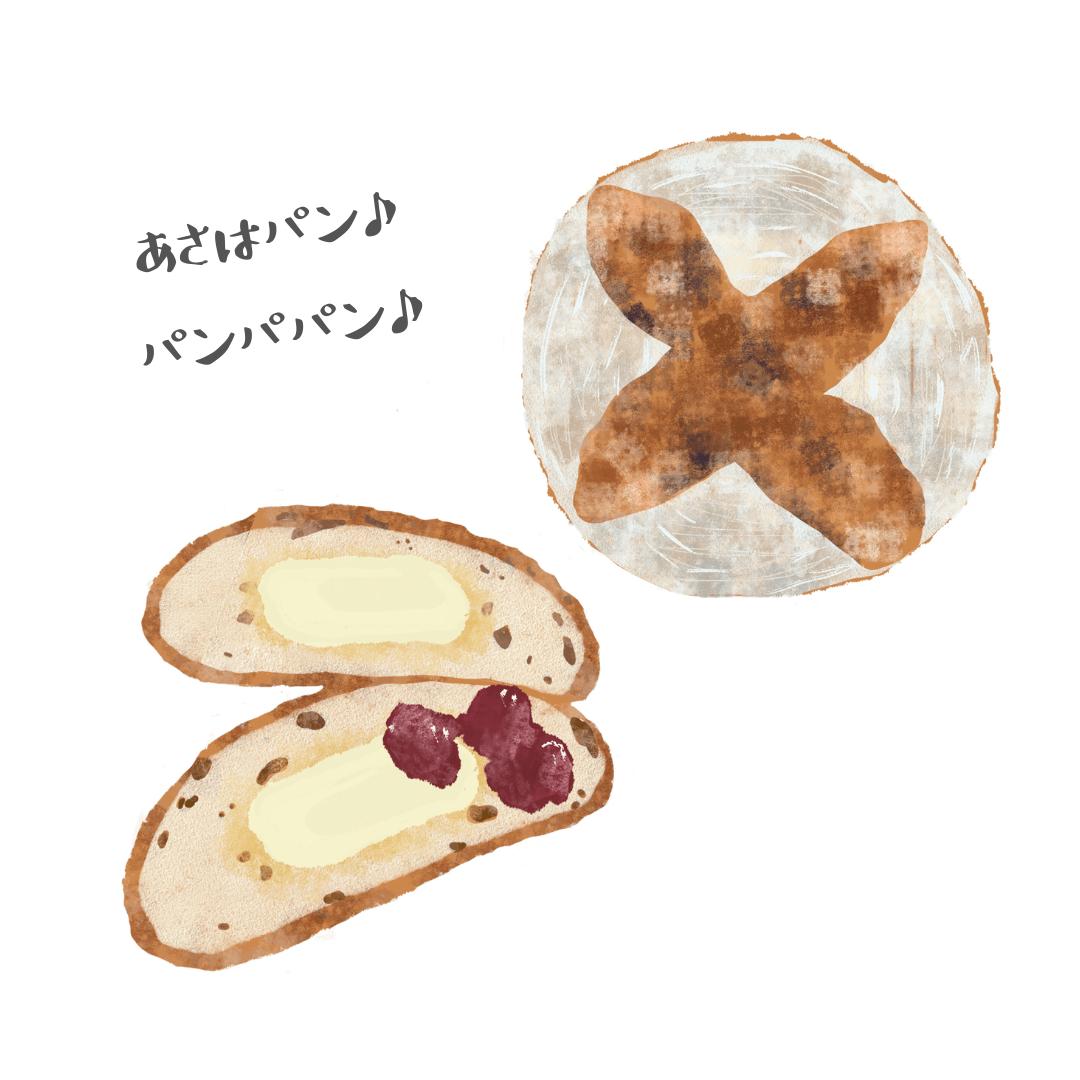 パンのイラスト イラスト工房happy Circleさん イラストレーター のポートフォリオ ココナラ