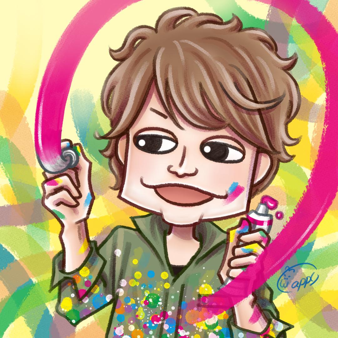 香取慎吾さん Cappy Illustさん 似顔絵イラストレーター のポートフォリオ ココナラ