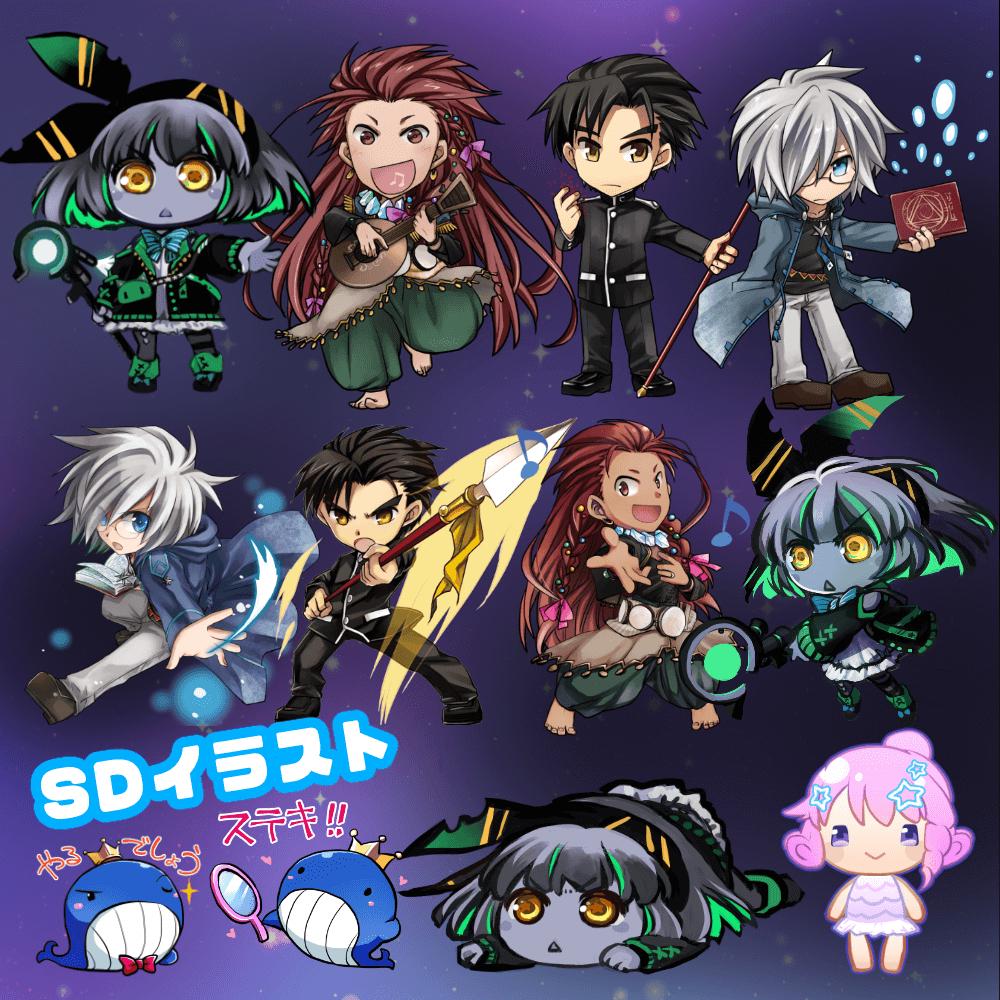 Sd デフォルメイラスト 影月凍さん イラストレーター のポートフォリオ ココナラ