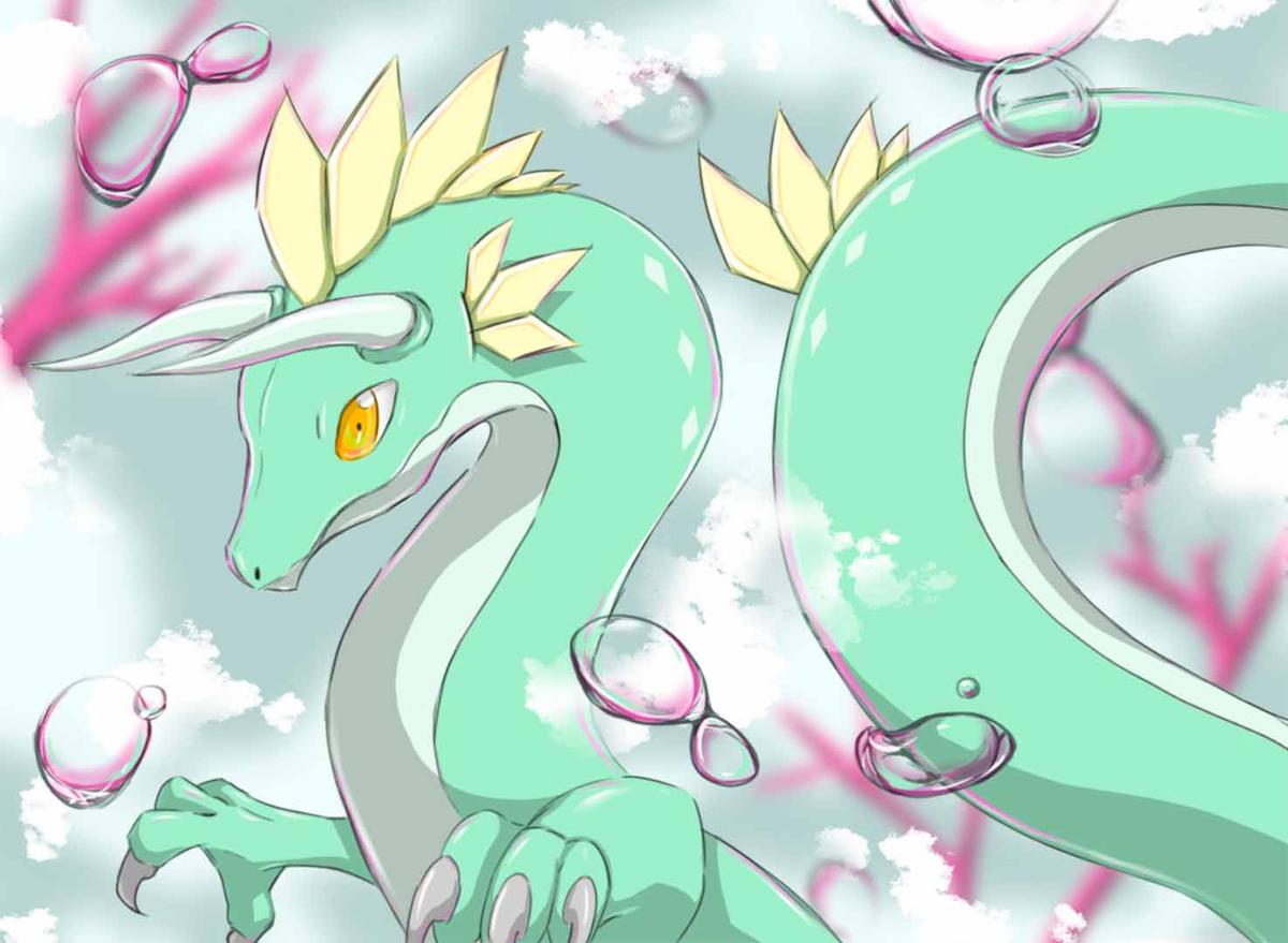 イメージ創作イラスト 水竜 Kamakura Sさん 個人デザイナー のポートフォリオ ココナラ