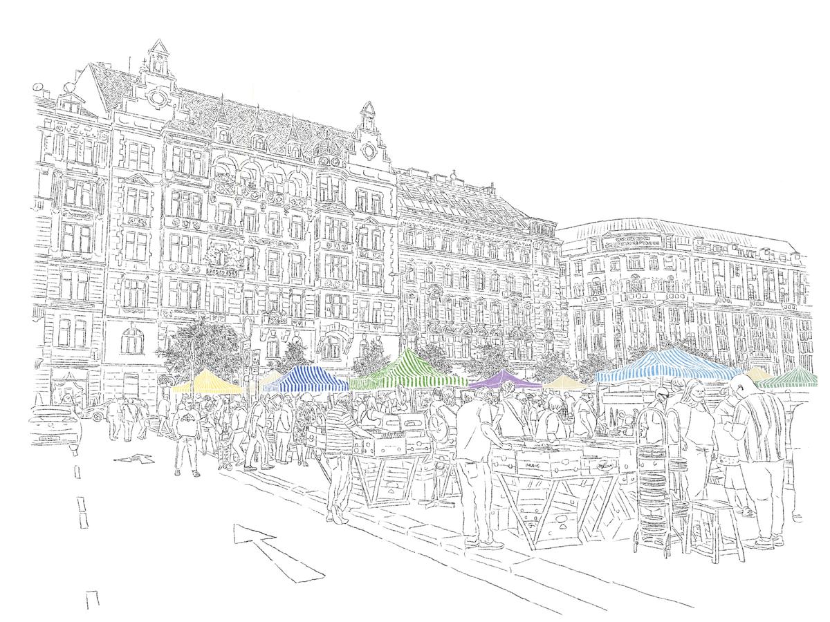 風景 例 線画 ワンポイントカラー 要 なつみさん イラストレーター のポートフォリオ ココナラ