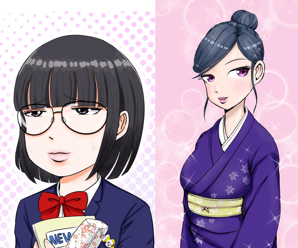 漫画の女性キャラ Yamatogawa Hさん 漫画家 イラストレーター のポートフォリオ ココナラ