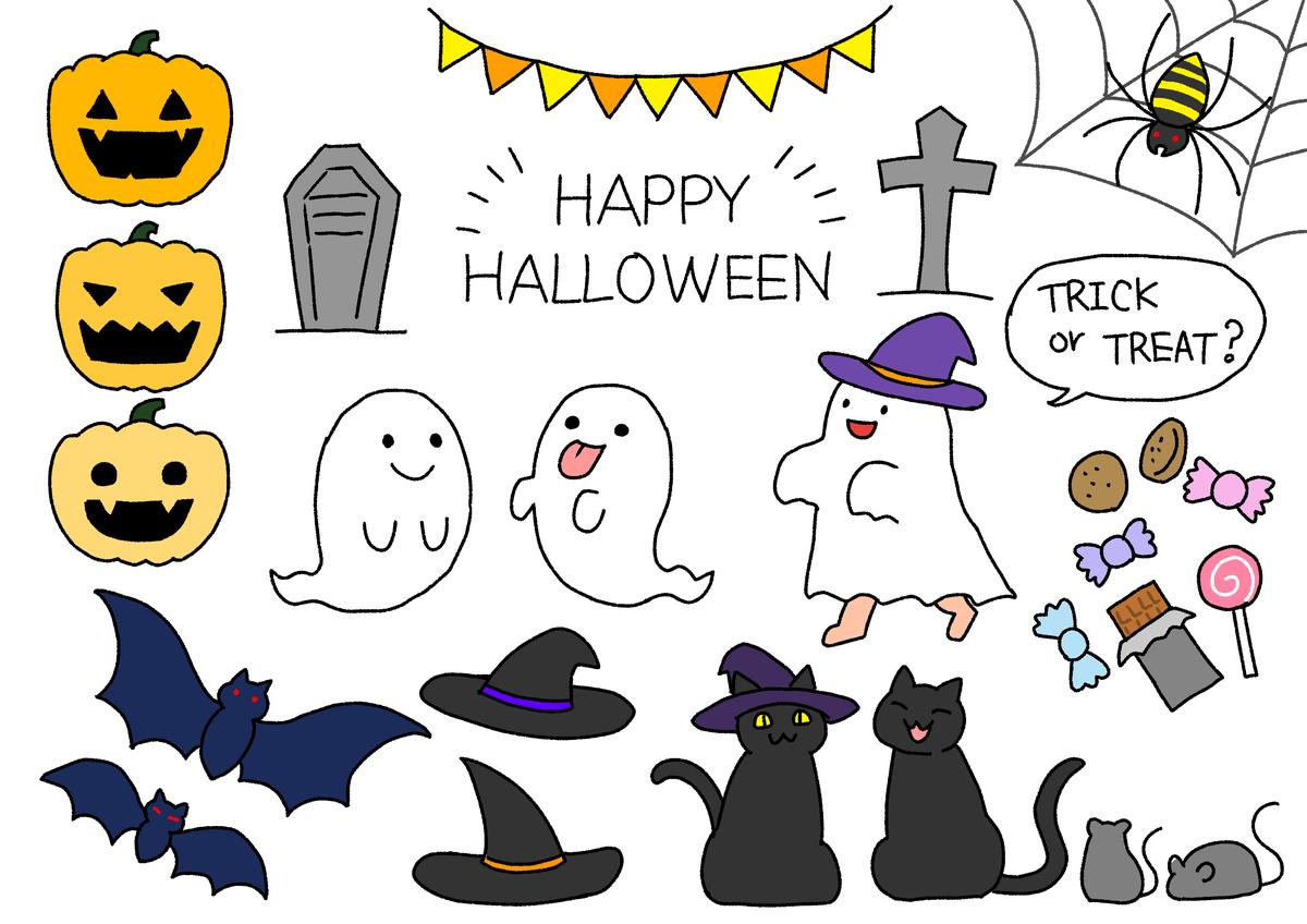ハロウィン用フリー素材 Sea4nagisaさん ゆるもふイラストレーター のポートフォリオ ココナラ